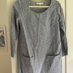 Farmhouse pottery linen dress